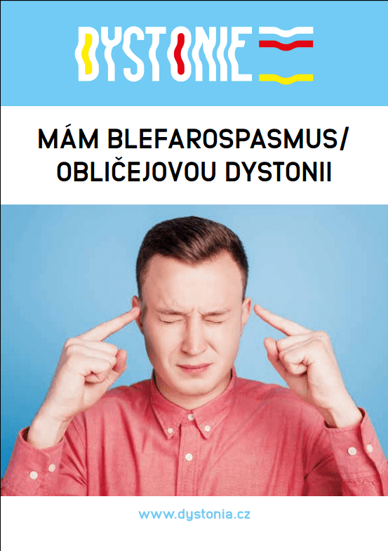 Leták o blefarospasmu/obličejové dystonii